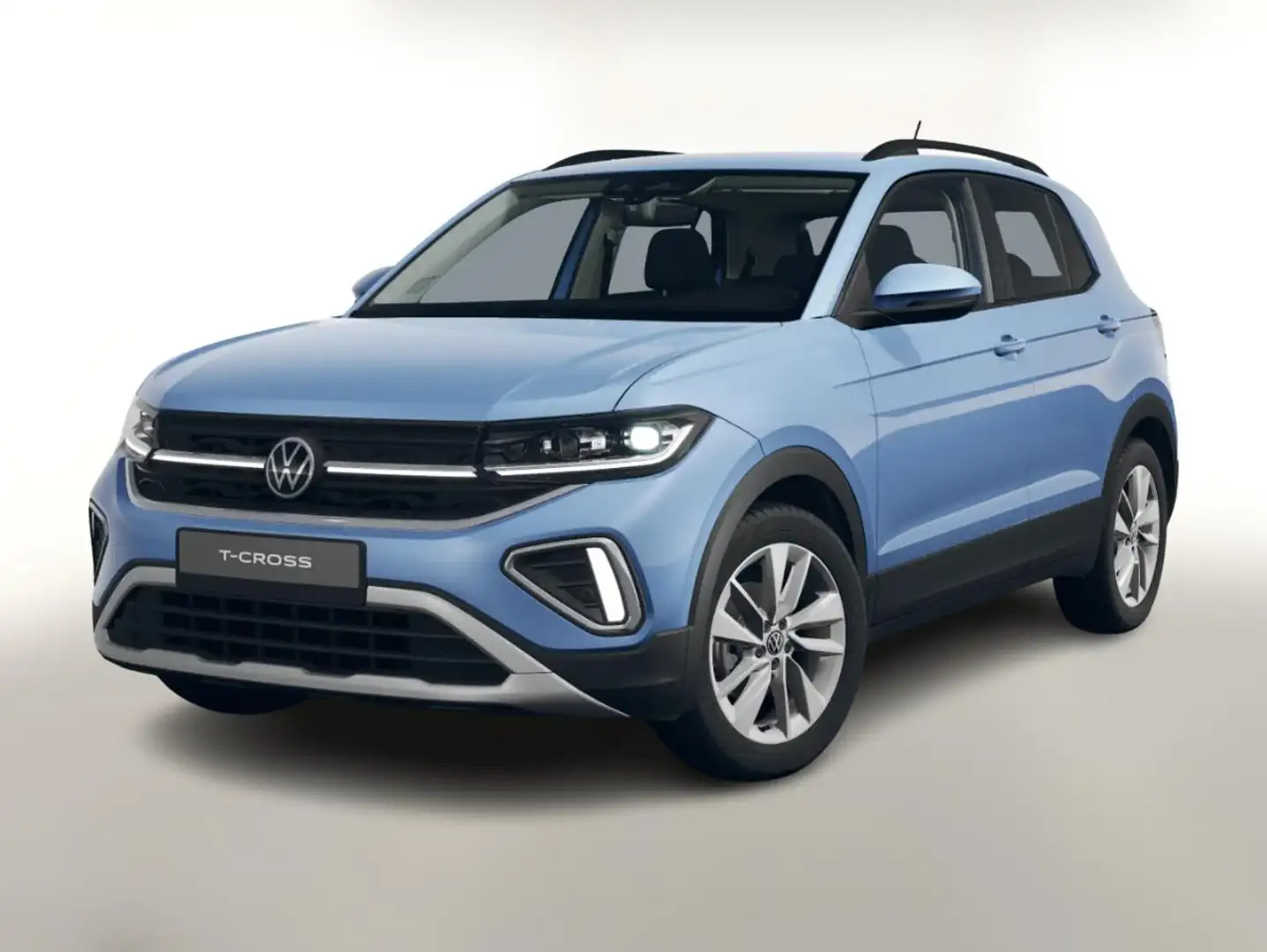 Volkswagen T-Cross DSG Matrix Nav Kam 2ZKlim PrivG KeyL 17Z 85 kW ... Blau - 1
