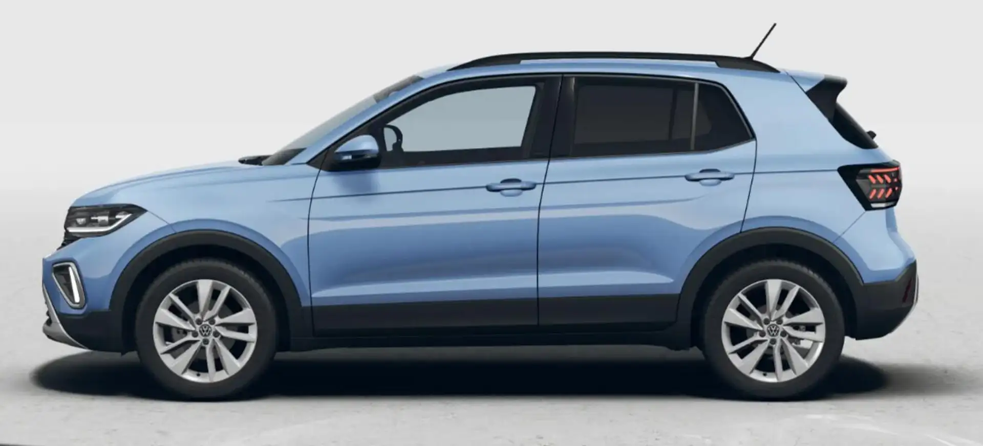 Volkswagen T-Cross DSG Matrix Nav Kam 2ZKlim PrivG KeyL 17Z 85 kW ... Blau - 2