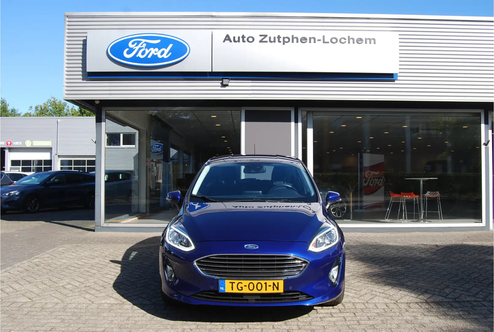 Ford Fiesta 1.0 EcoBoost Titanium AUTOMAAT NED.AUTO | NAVI | W Blauw - 2