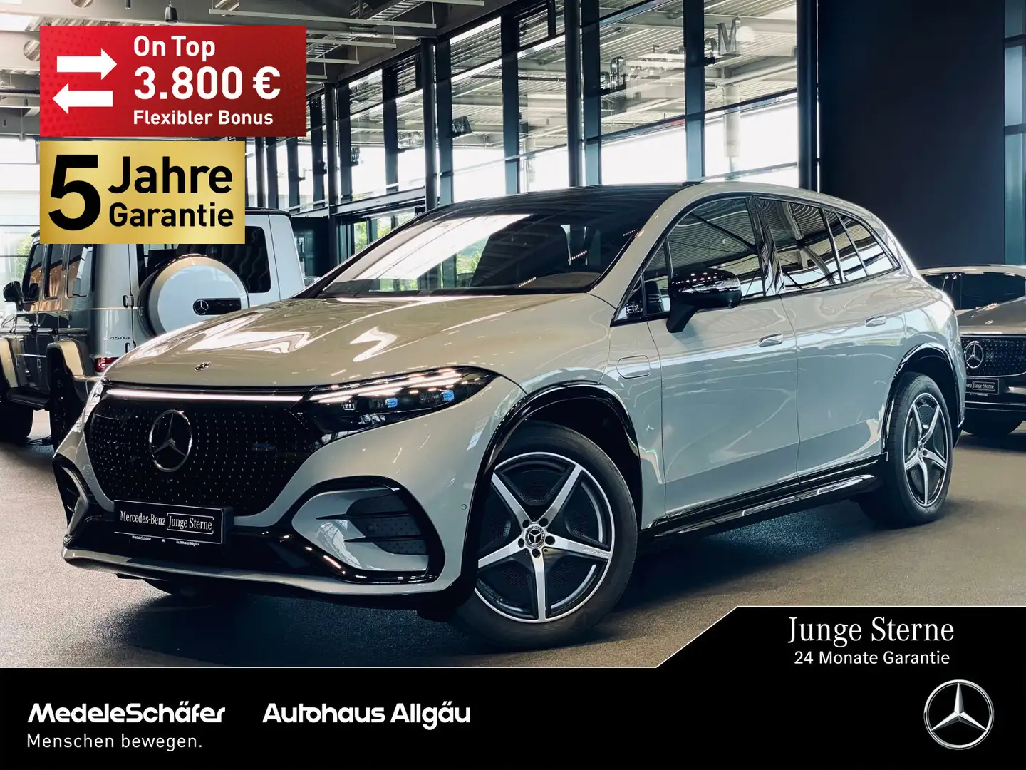 Mercedes-Benz EQS SUV EQS SUV 500 4M AMG HYPER Fond+TV Massage NP178 LED Gris - 1