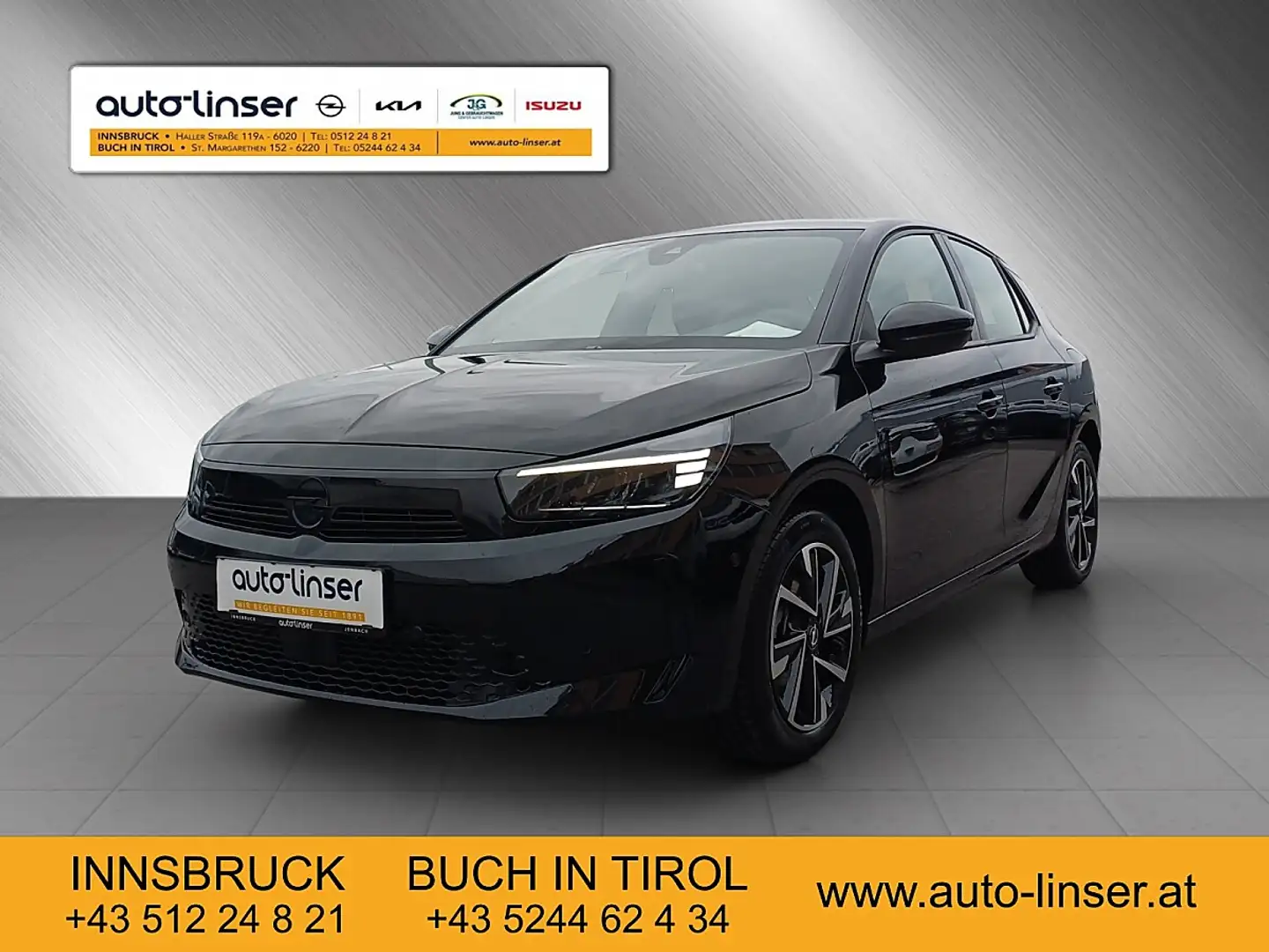 Opel Corsa 1,2 Direct Injection Turbo Euro 6.4  GS Aut. Schwarz - 1