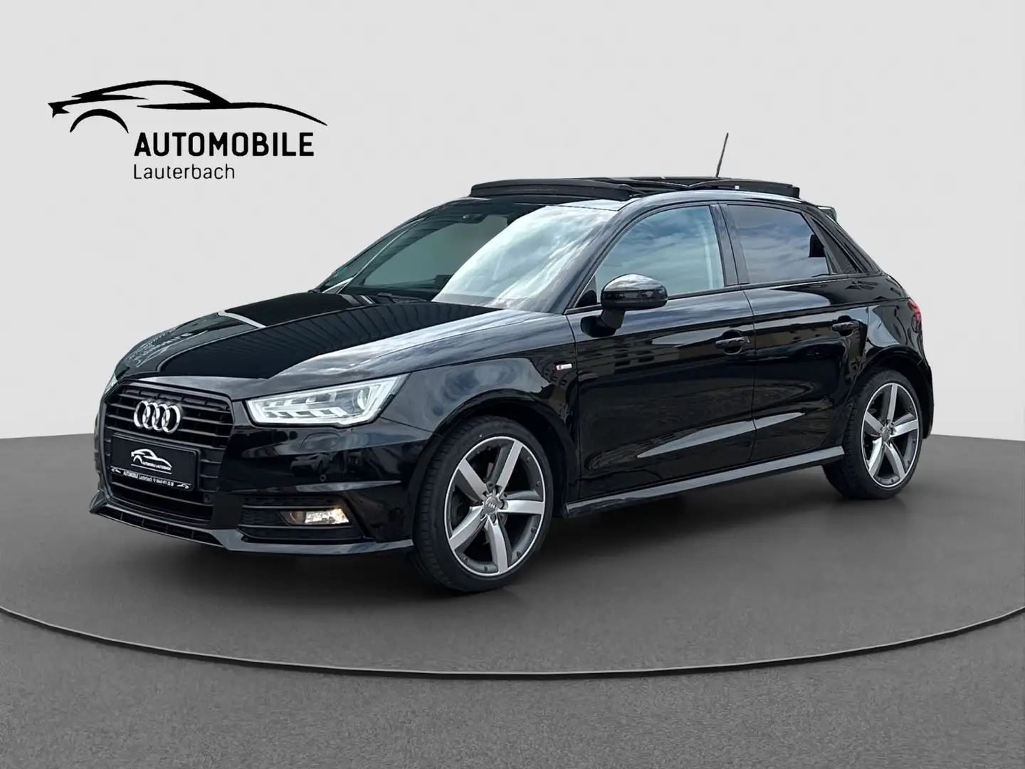 Audi A1 Sportback 1.4 TFSI S-line-1.HAND-PANO-BOSE Schwarz - 1