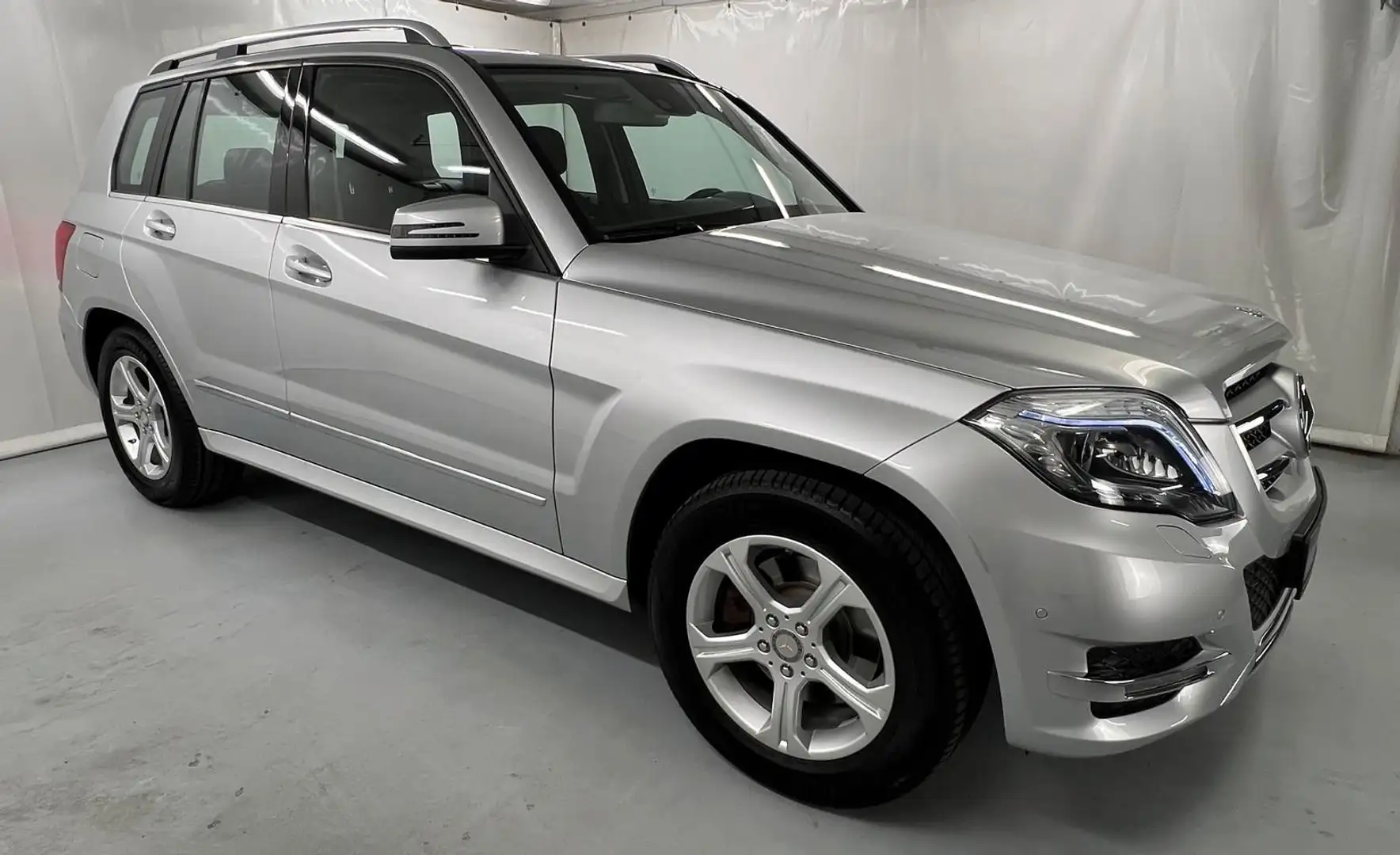 Mercedes-Benz GLK 200 *NUR35TKM*1.HAND*TOTW*ILS*6-GANG*DB SERVI Plateado - 2