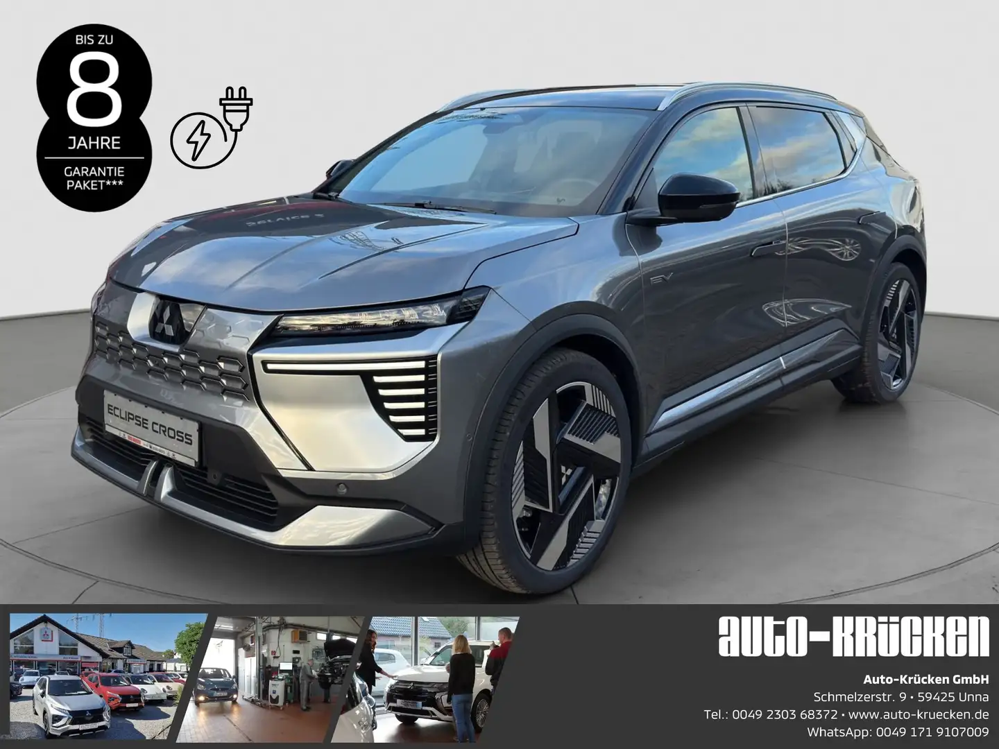 Mitsubishi Eclipse Cross Diamant TOP Luxury / 615 km e-Reichw./ 8J Garantie Grau - 1