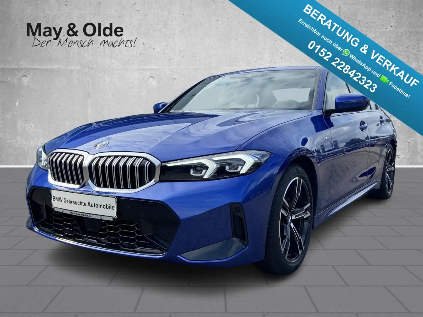 BMW 320 i xDrive Lim M Sport Navi HiFiLED ACC SHZ Bleu - 1