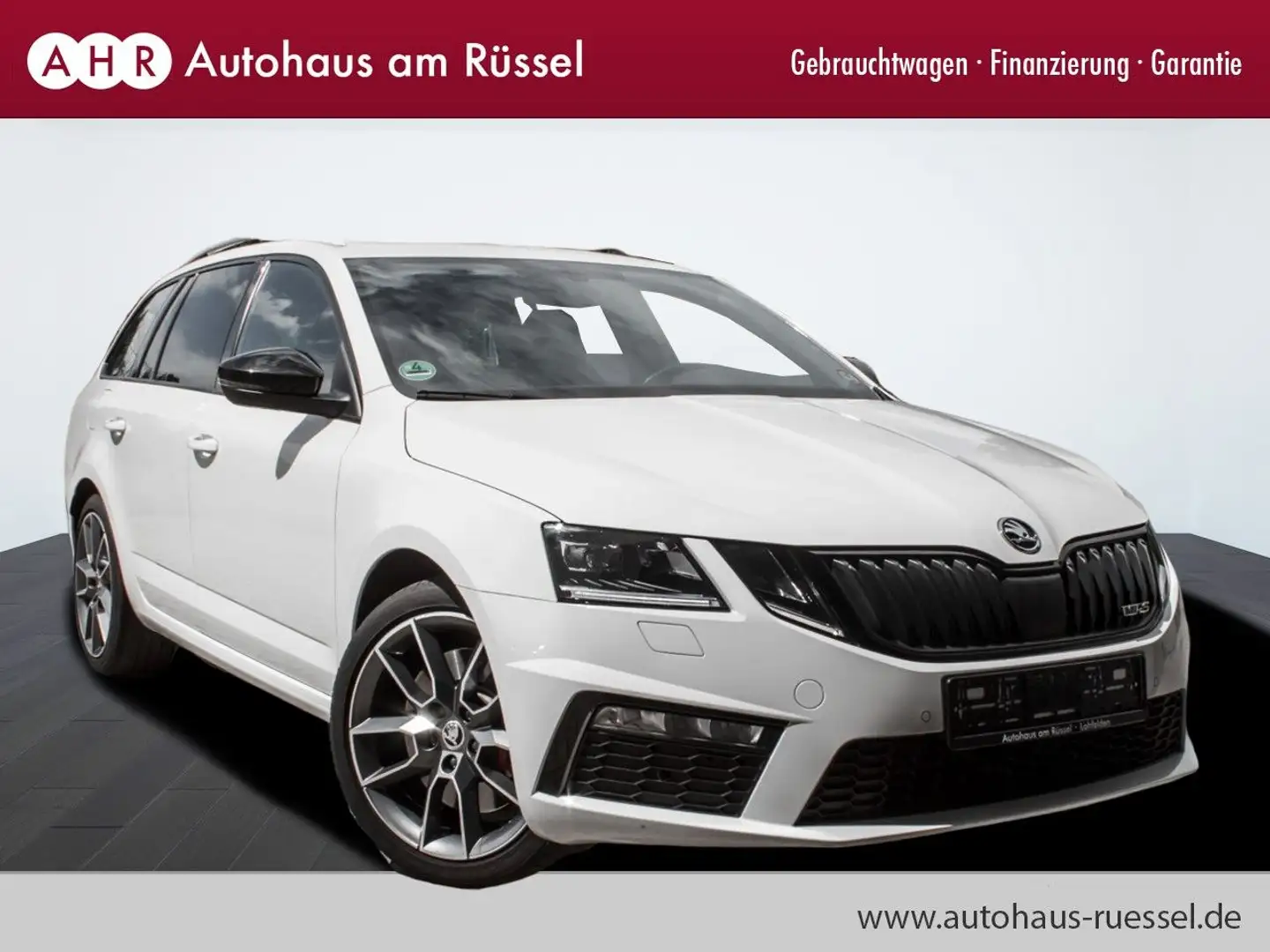 Skoda Octavia Combi RS TSI DSG *LED*AHK*PANO*DAB* Blanc - 1