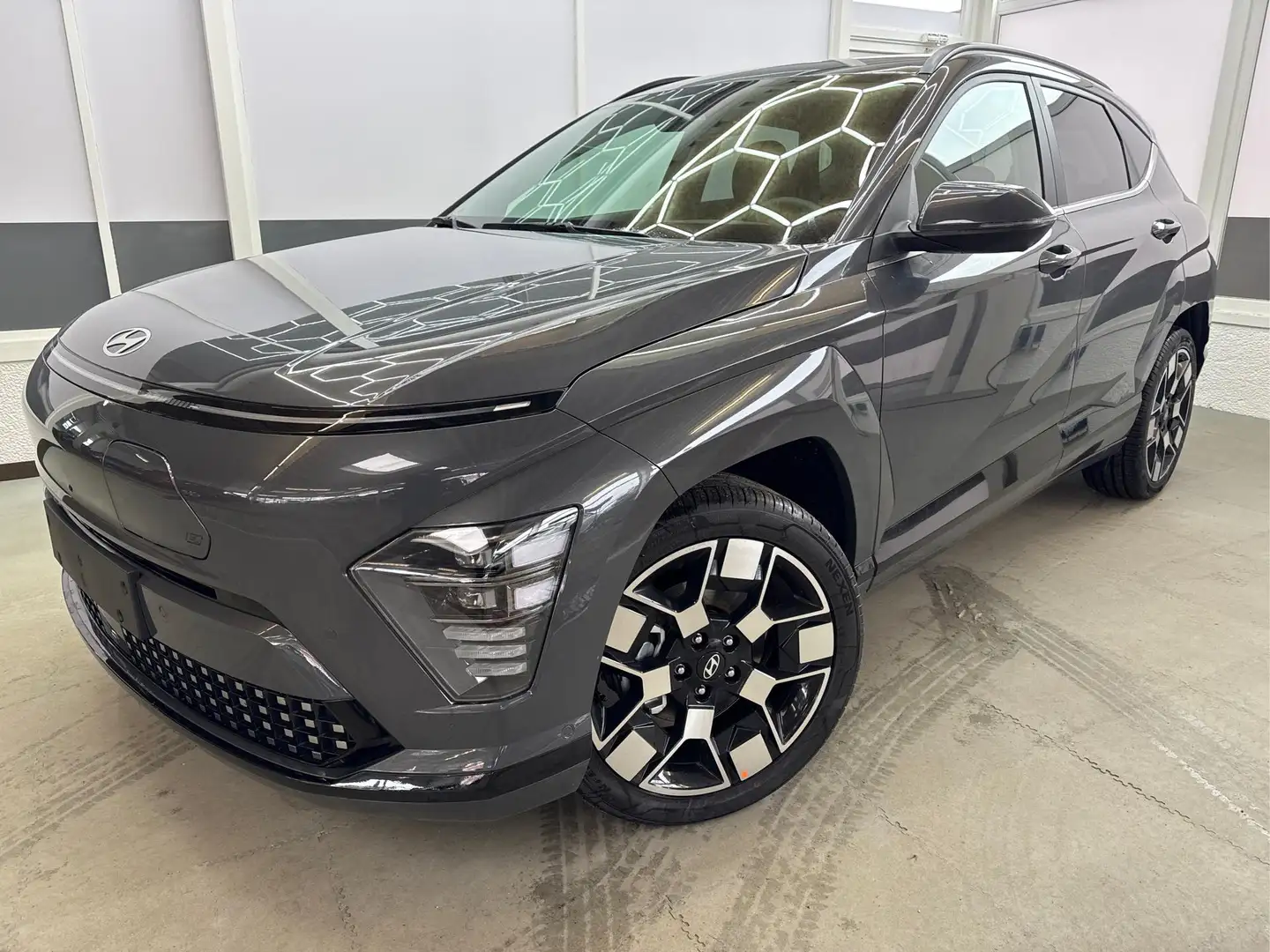 Hyundai KONA Elektro EV IMPRESSION 65.4 kWh SHZ 360 NAVI HUD... Gris - 1
