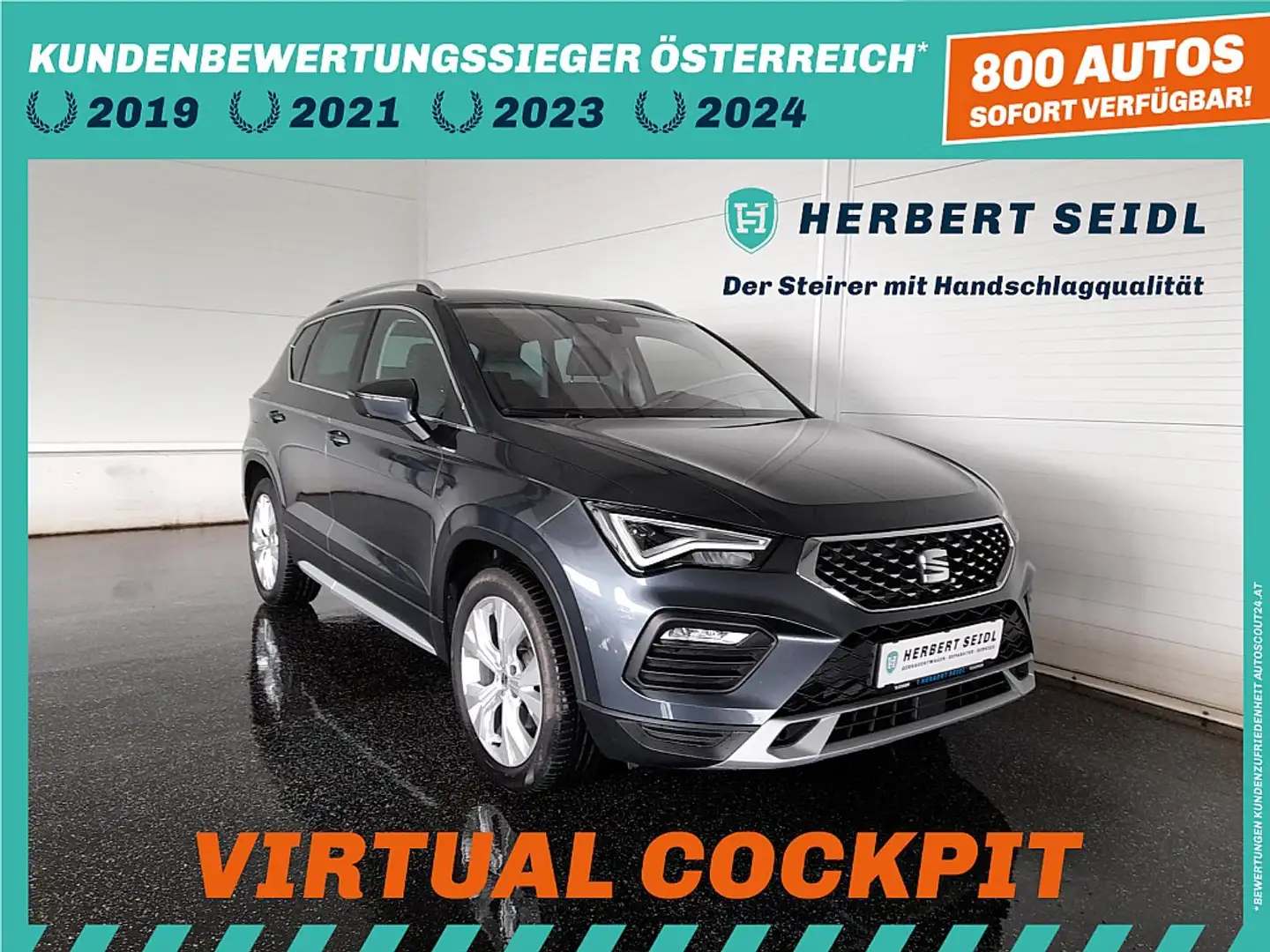 SEAT Ateca Xperience 4x4 2,0 TDI DSG *18 ZOLL / VOLL-LED /... Grau - 1