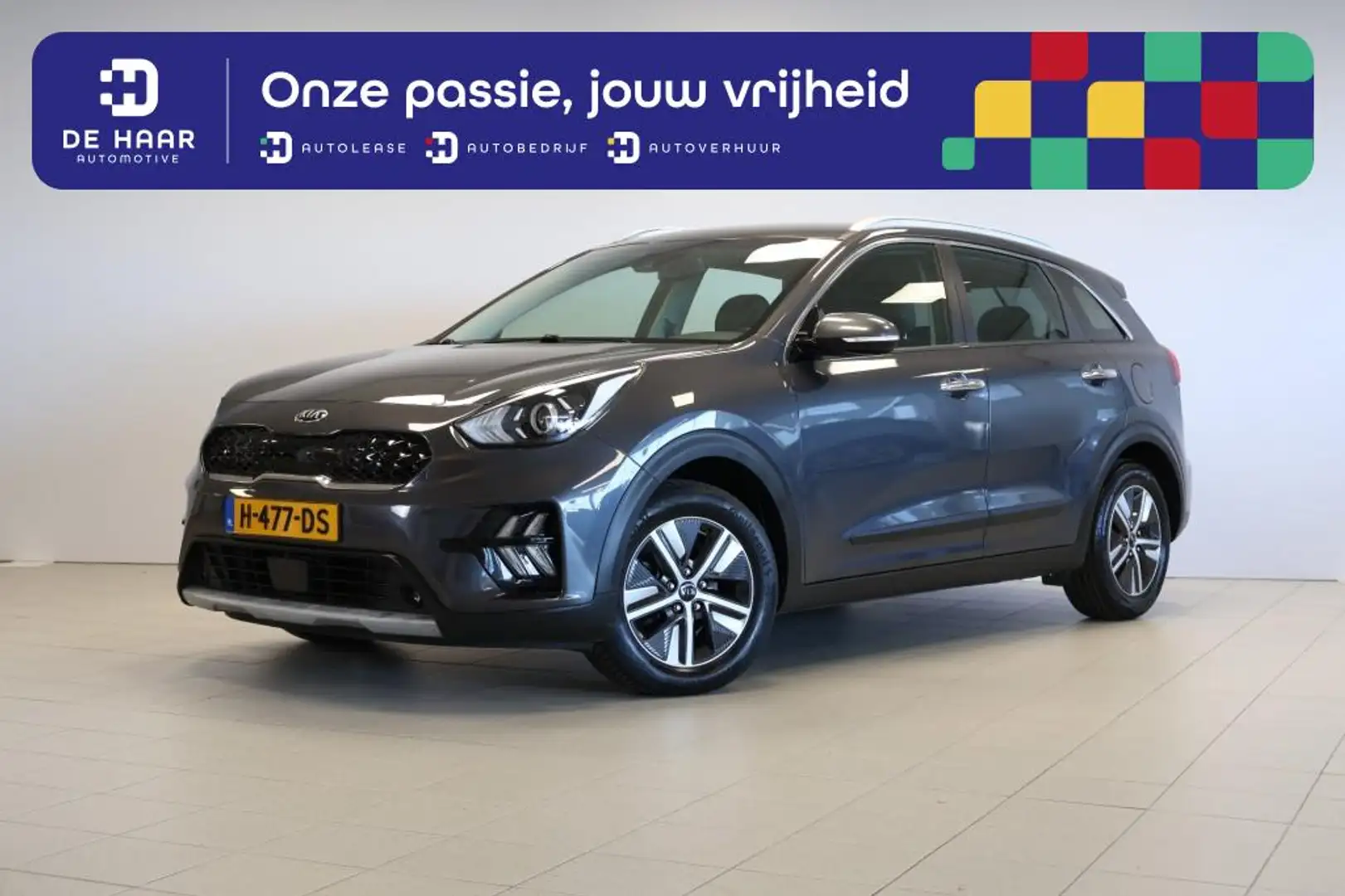 Kia Niro 1.6 GDI Hybrid Dynamicline - Navigatie - Apple/And Grau - 1