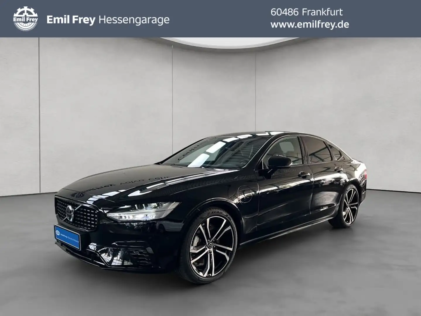 Volvo S90 T8 Recharge AWD Plus-Dark Glasd Luftfahrwerk Schwarz - 1