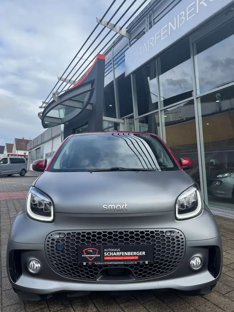 smart forTwo Cabrio EQ+Sitzheizung+Batterie Zertifakt Grau - 2