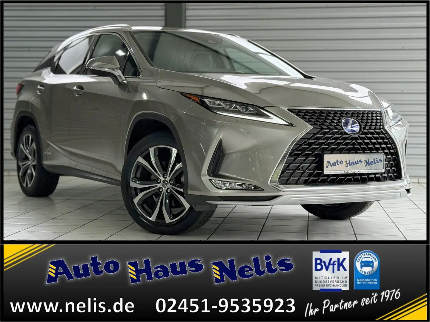 Lexus RX 450h h AWD Autom. LED RFKam PDC NaviTouch Appl Grijs - 1