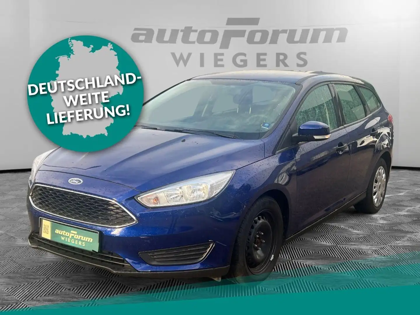 Ford Focus Turnier 1.0 EcoBoost Ambiente Klima Bleu - 1