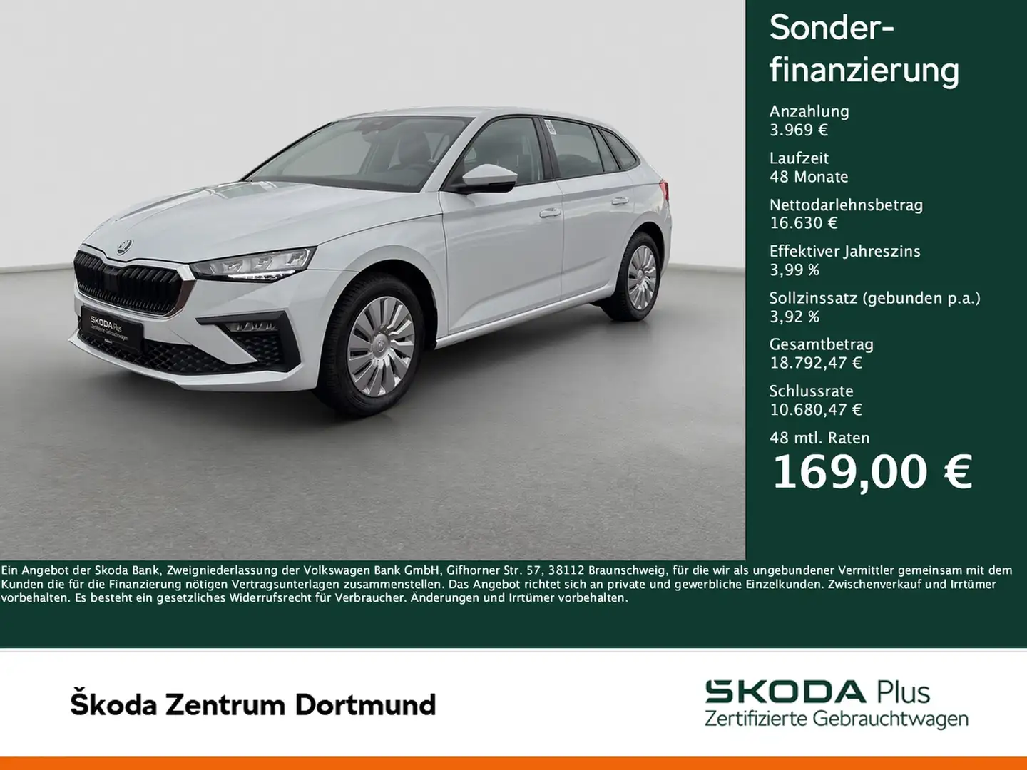 Skoda Scala 1.0 AHK CARPLAY SITZHEIZUNG LED DAB KLIMA Blanc - 1