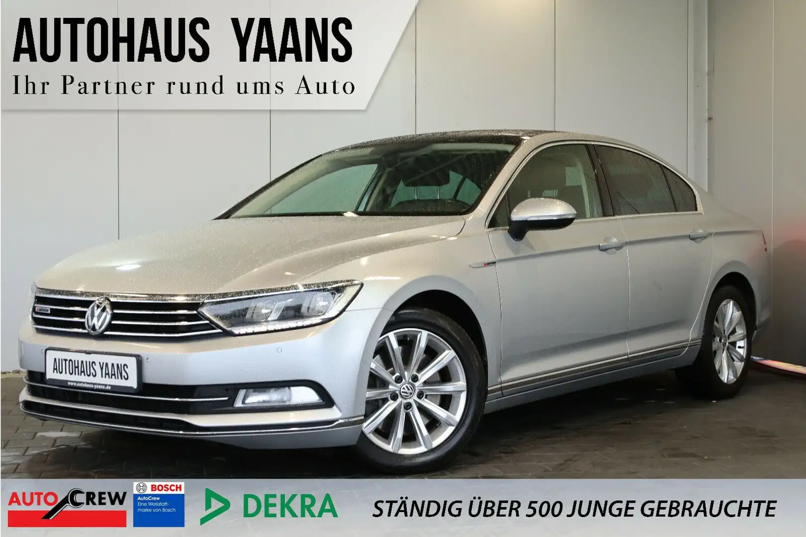 Volkswagen Passat 2.0 TDI DSG 4M Comf. ACC+LED+PANO+AHK+17" Silber - 1