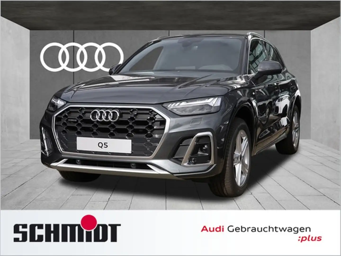 Audi Q5 40 TDI quattro 2 x S line ACC Matrix Navi AHK K... Grau - 1