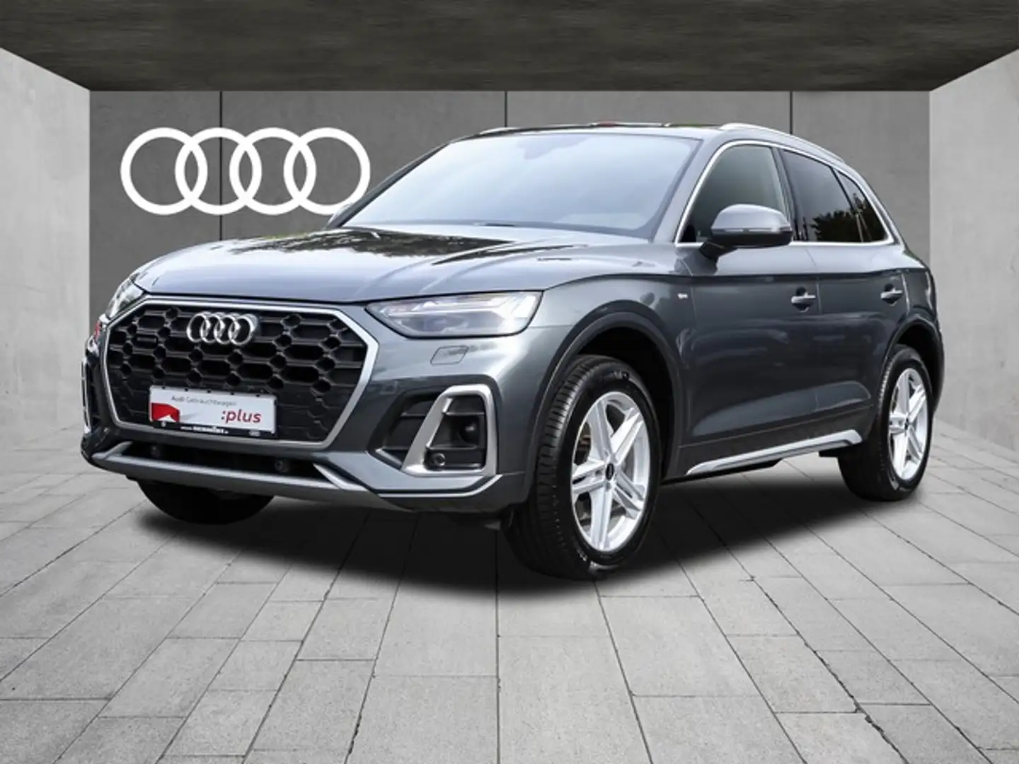 Audi Q5 40 TDI quattro S line Business Matrix LED AHK A... Grau - 2