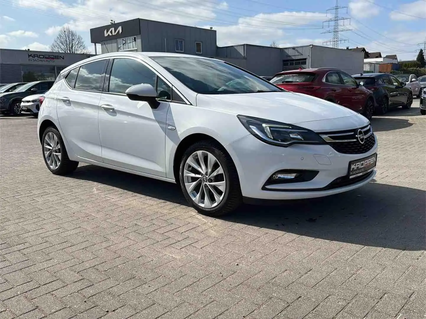 Opel Astra Dynamic 1.4 Turbo Android Carplay PDC M+S-Allwette Blanc - 2