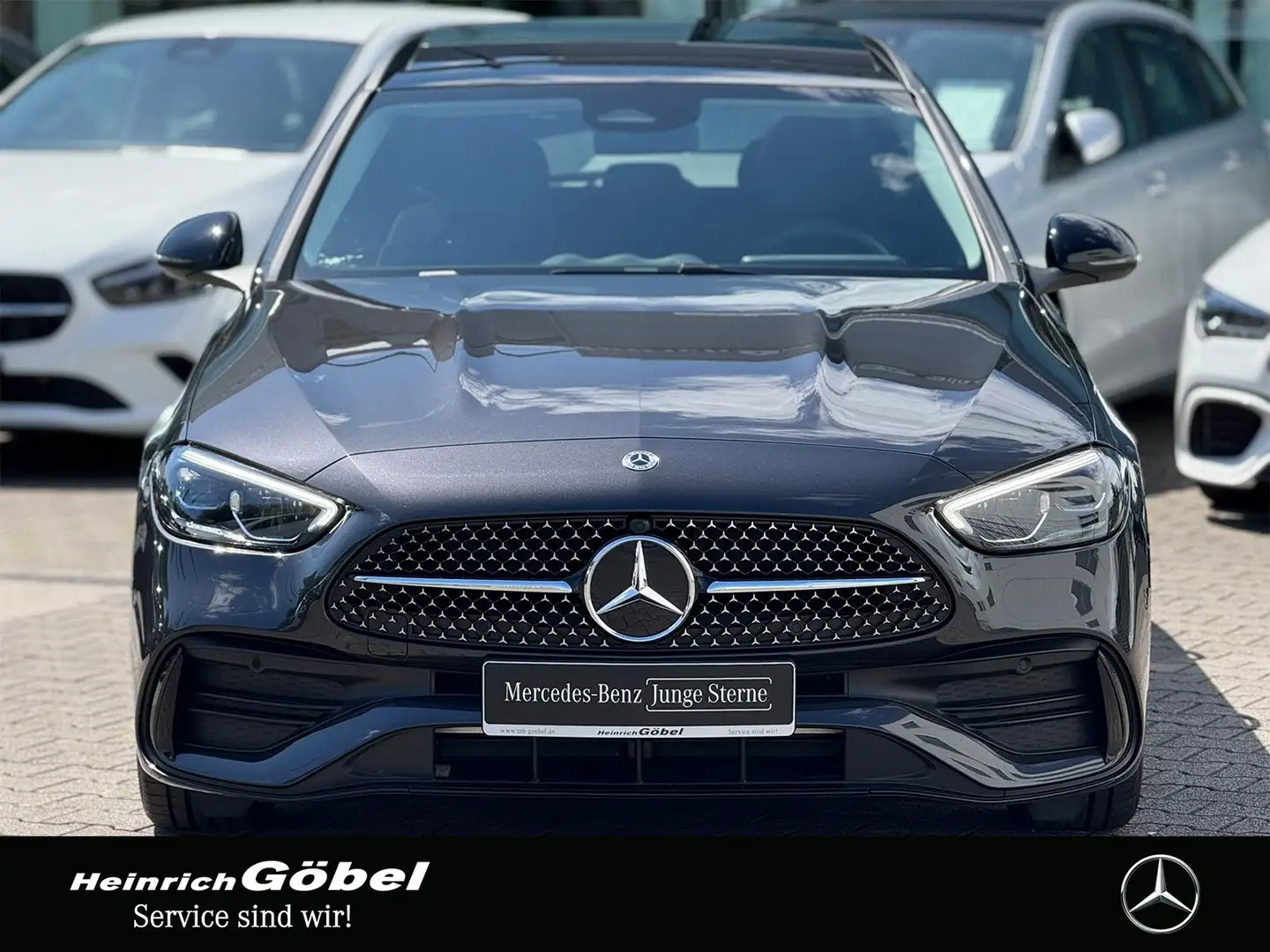 Mercedes-Benz C 180 T AMG*PANORAMA*NIGHTPAKET*LED*KAMERA* Gris - 2