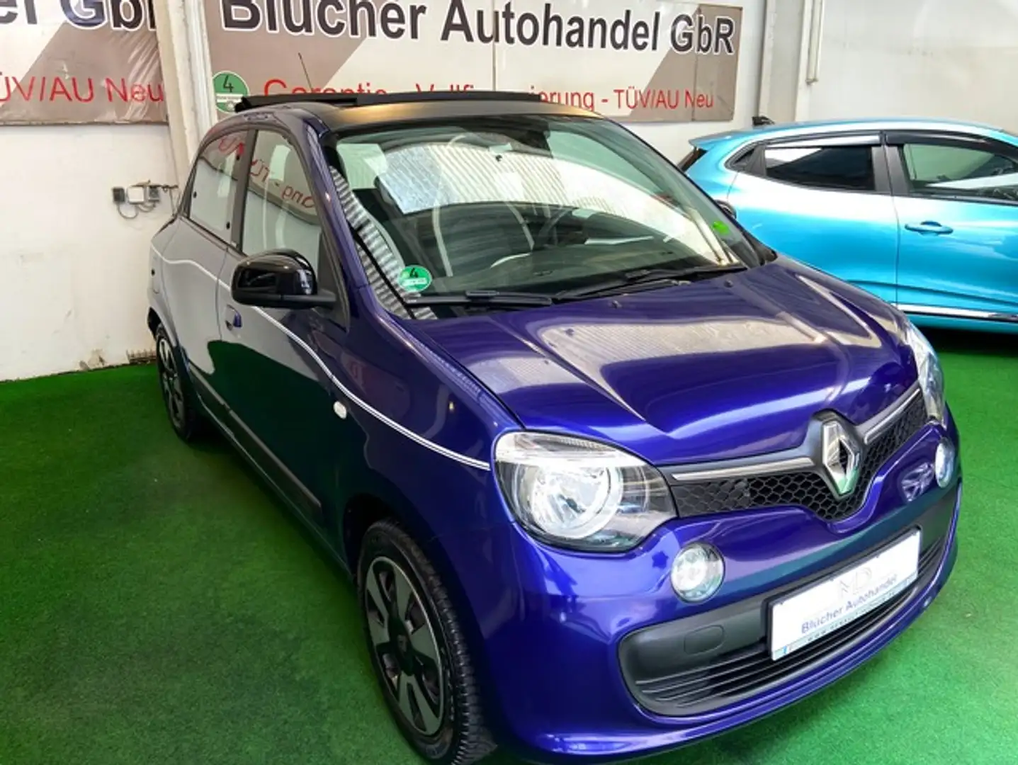 Renault Twingo Limited Faltdach Cabrio LED  Bluetooth Bleu - 2