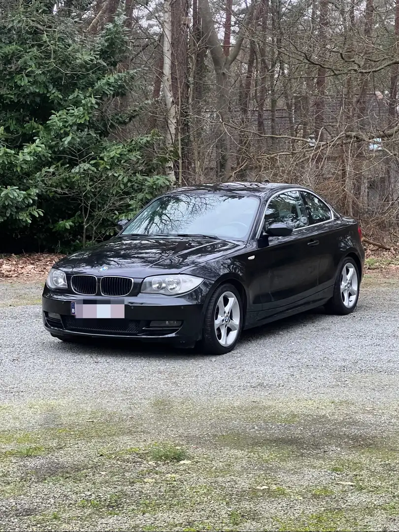 BMW 125 125i Coupe Zwart - 1