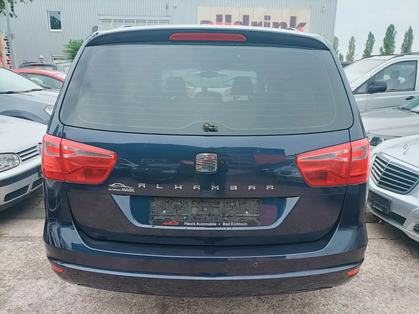 SEAT Alhambra Style 2.0/Klima/Alu/PDC/TEM/7 Sitze Blau - 2