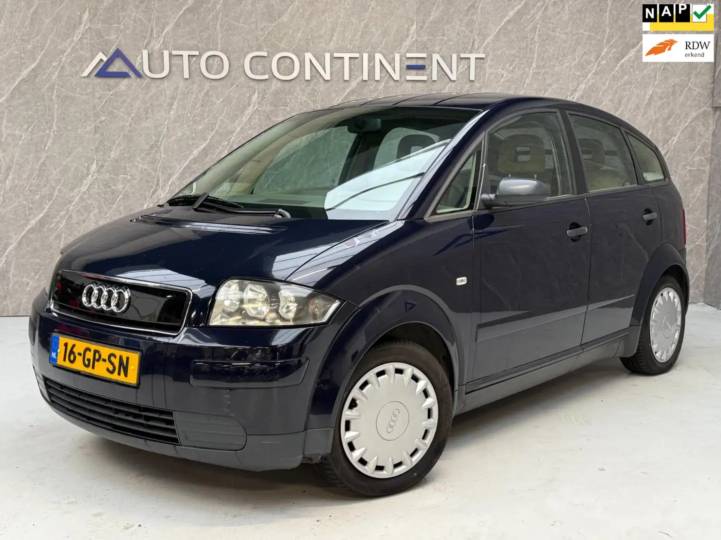 Audi A2 1.4 / NAP / APK / Rijdt Goed Blauw - 1