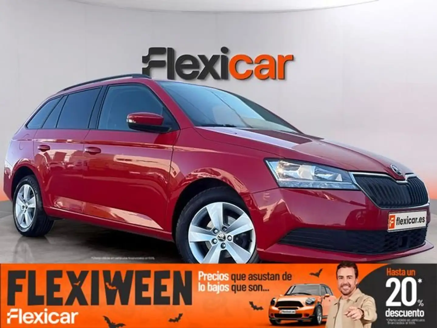 Skoda Fabia 1.0 MPI Active 55kW Rojo - 1