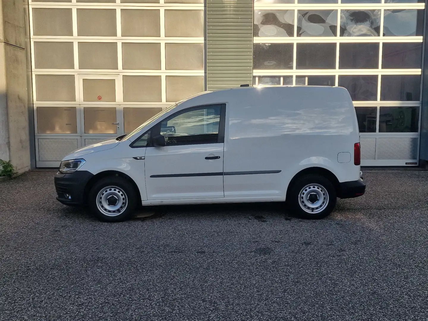 Volkswagen Caddy 1.4 BiFuel Kasten BMT Klima AHK Blanc - 2