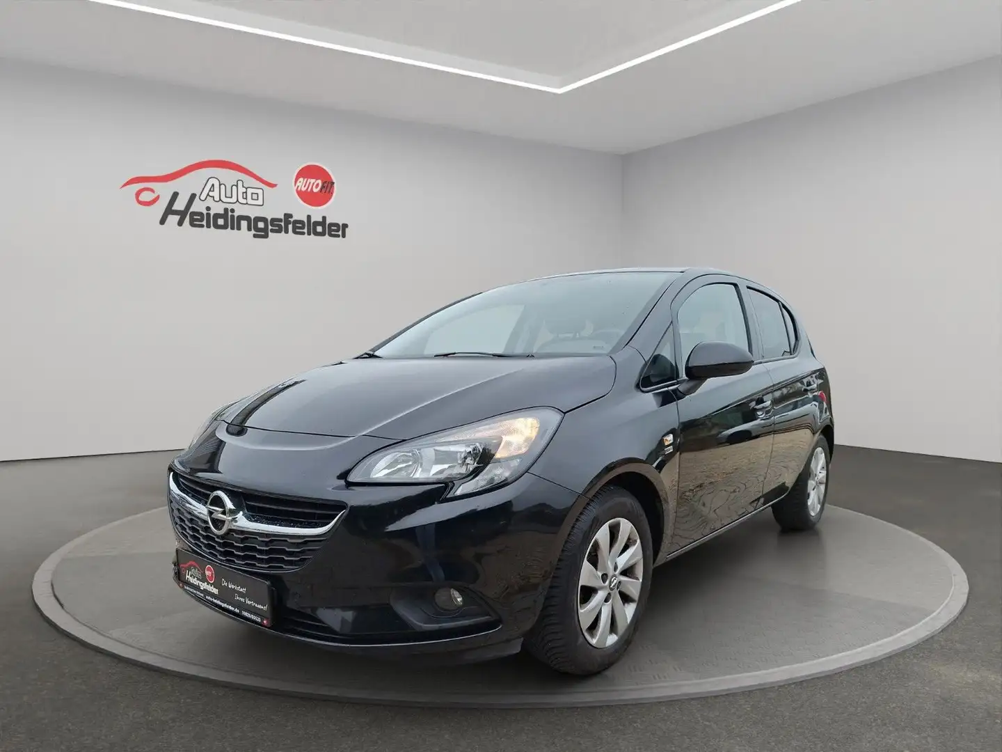 Opel Corsa E 120 Jahre ecoFlex, AHK, SHZ, RFK, PDC Schwarz - 1