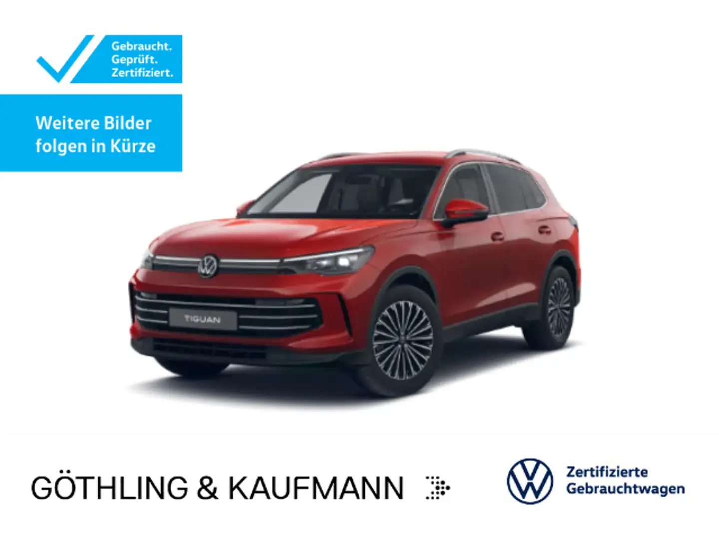 Volkswagen Tiguan Elegance 2.0 TDI DSG*NAVI*AHK*KAM*ASG*ACC Rouge - 1