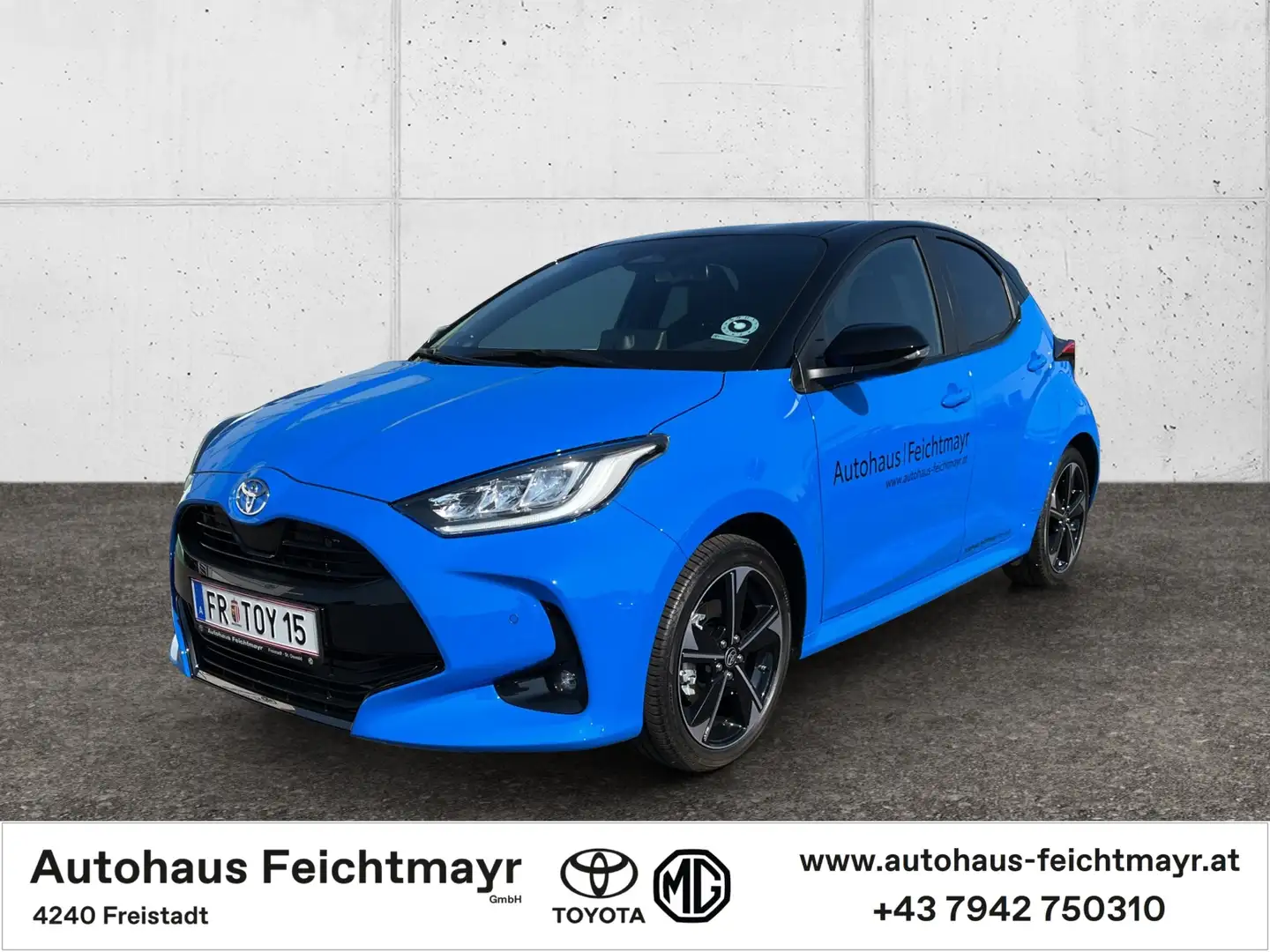 Toyota Yaris 1,5 Hybrid 130 Premiere 5t. Blau - 1