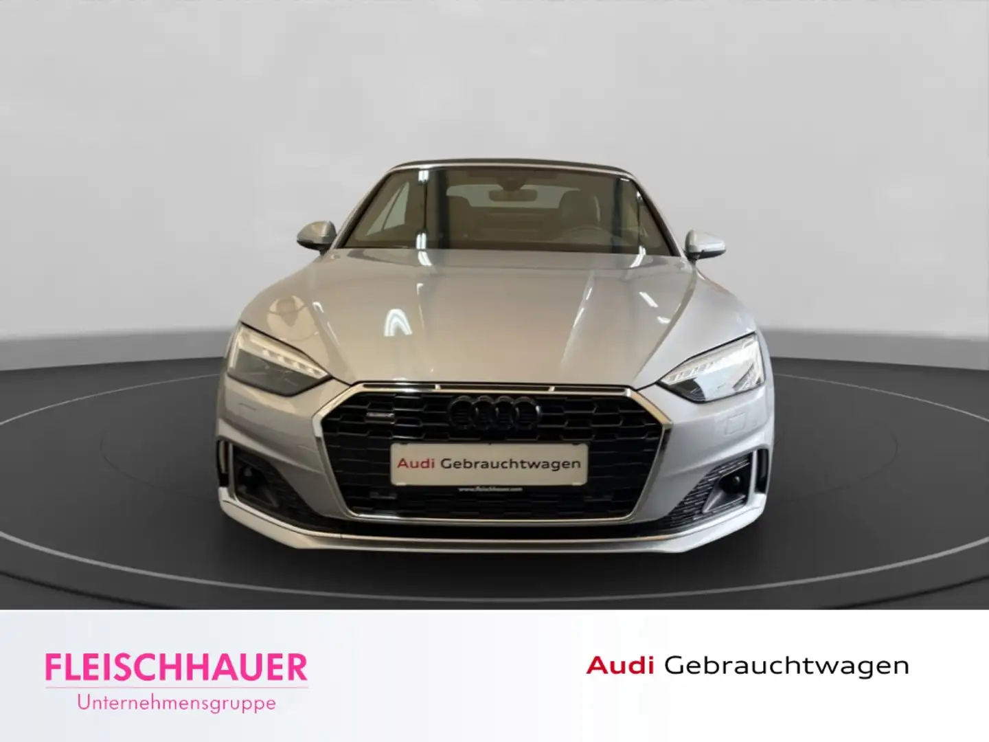 Audi A5 Cabriolet 40 TFSI quattro S-line HUD RFK Leder Mat Silber - 2