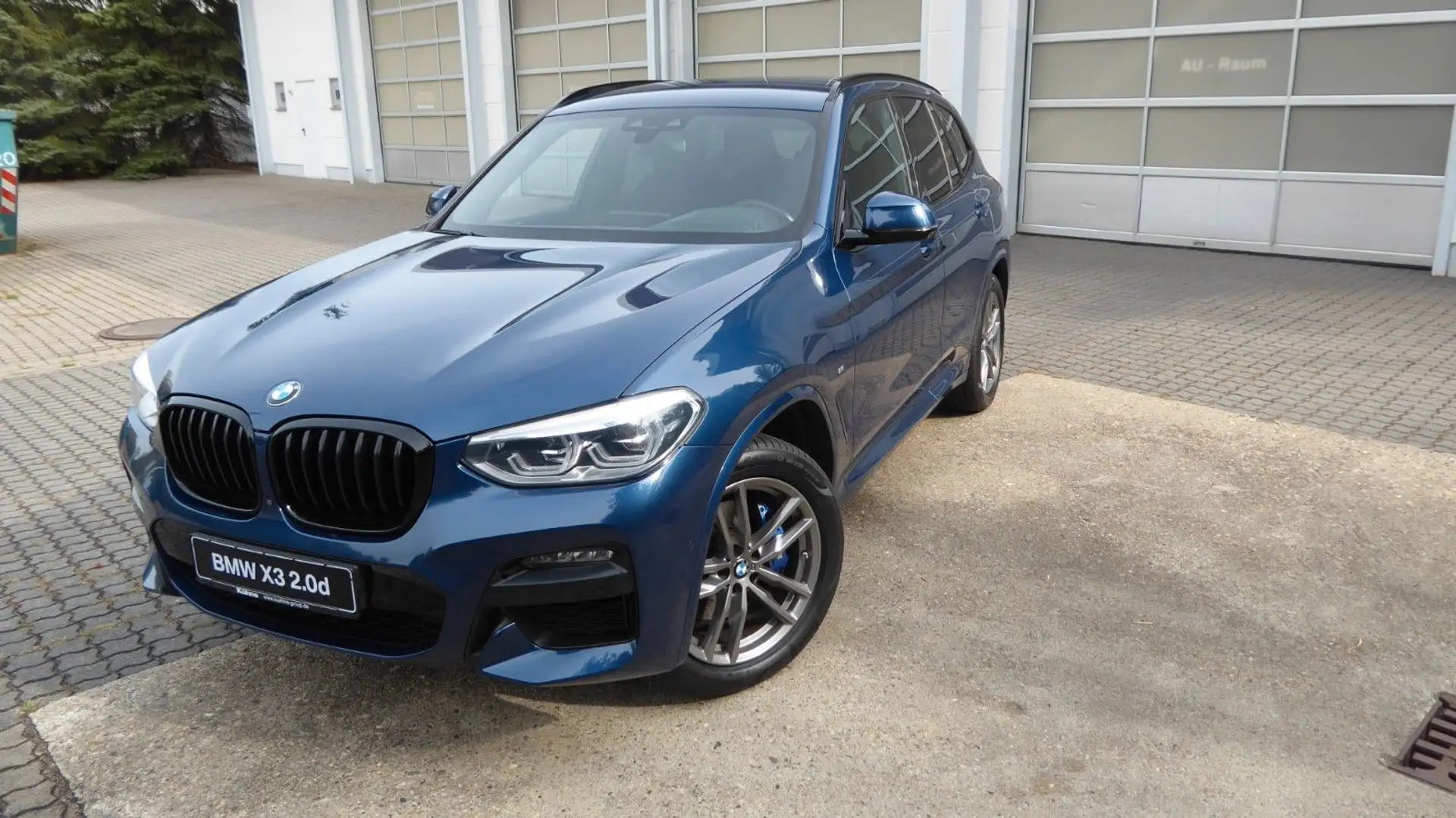 BMW X3 xDrive20d VSL FLA HUD DAB HiFi DVA 360°Ka EU6d Blau - 1