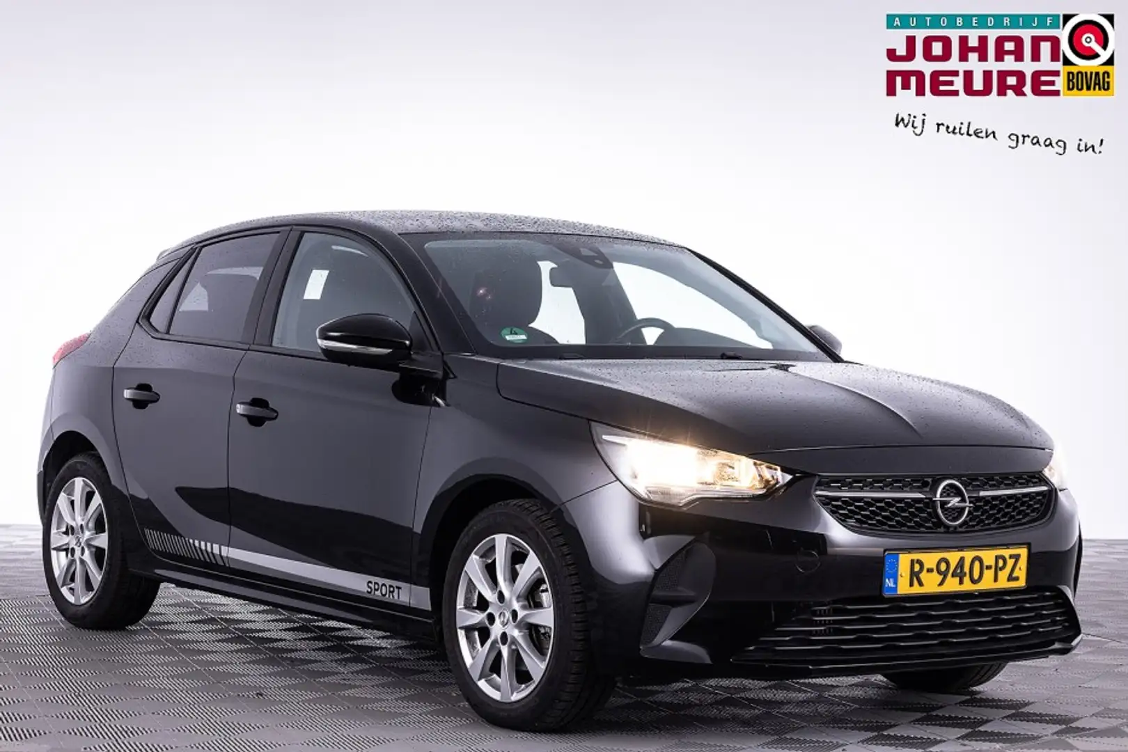 Opel Corsa 1.2T Edition | CARPLAY | VELGEN | AIRCO Noir - 1