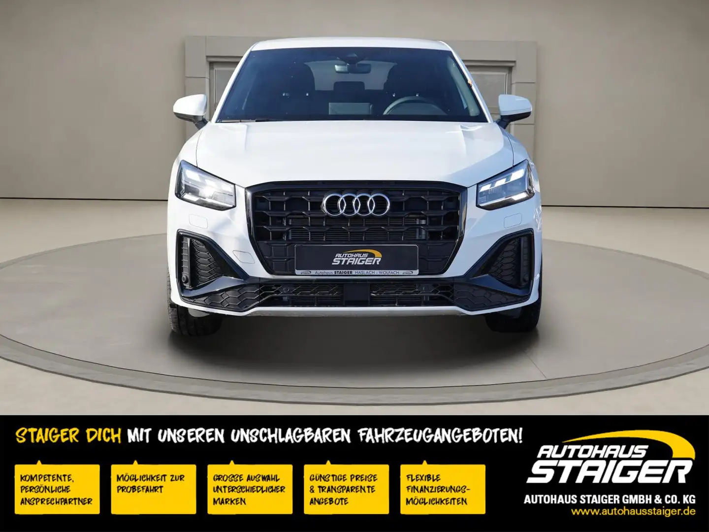 Audi Q2 SLine 35 TFSI+ACC+LED-MATRIX+OPTIK SCHWARZ+ Fehér - 2