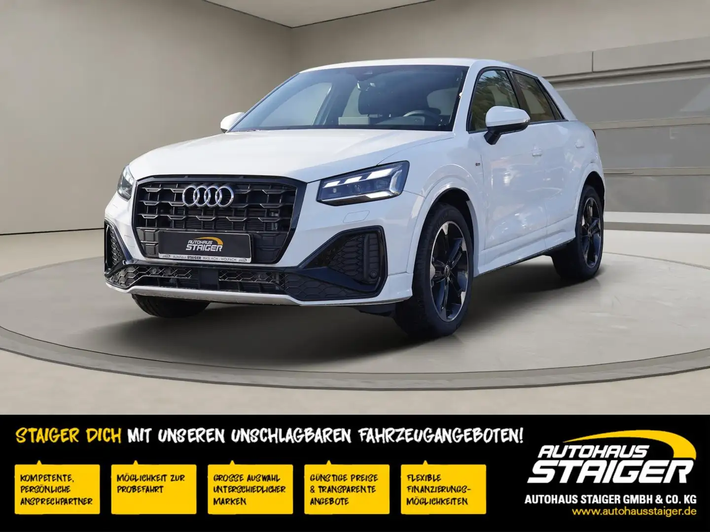 Audi Q2 SLine 35 TFSI+ACC+LED-MATRIX+OPTIK SCHWARZ+ Wit - 1