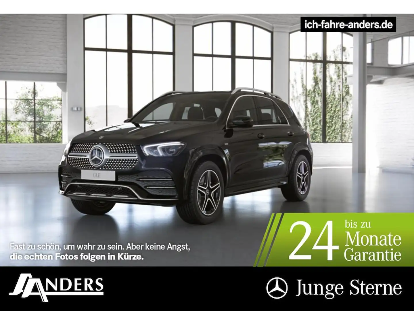 Mercedes-Benz GLE 350 de 4M AMG+Sitzkli+Burm+Distr+Pano+AHK+36 Zwart - 1