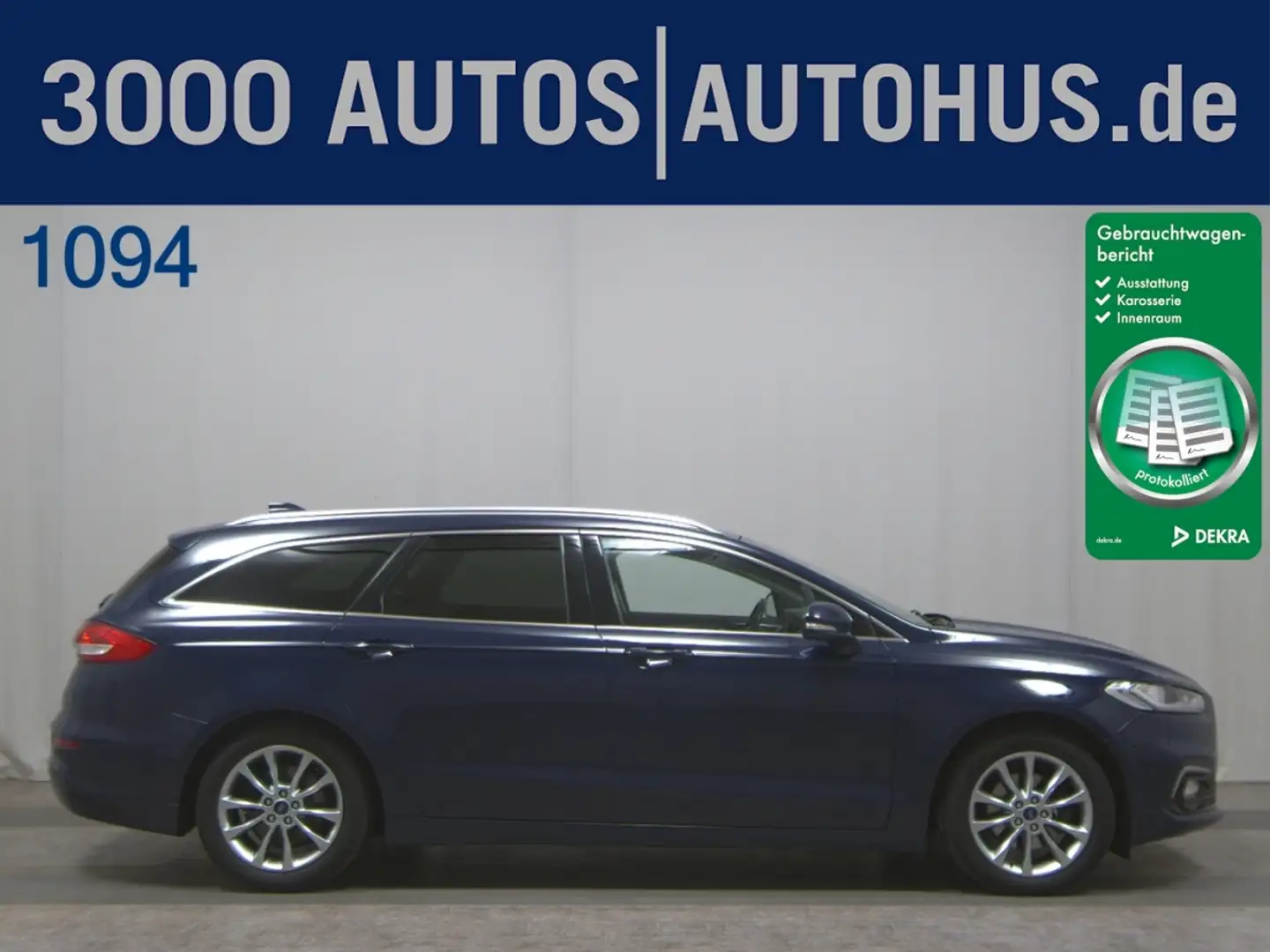 Ford Mondeo Turnier 2.0 EcoBlue Titanium LED AHK RFK Blau - 1