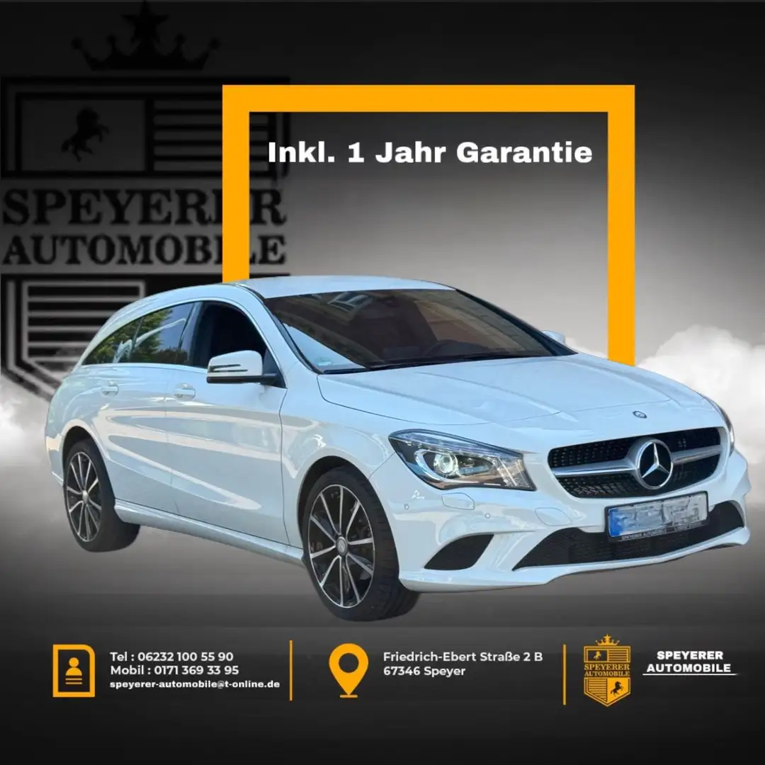 Mercedes-Benz CLA 180 CLA 180 CLA -Klasse Shooting |XENON|NAVI|SHZ|PDC Weiß - 1