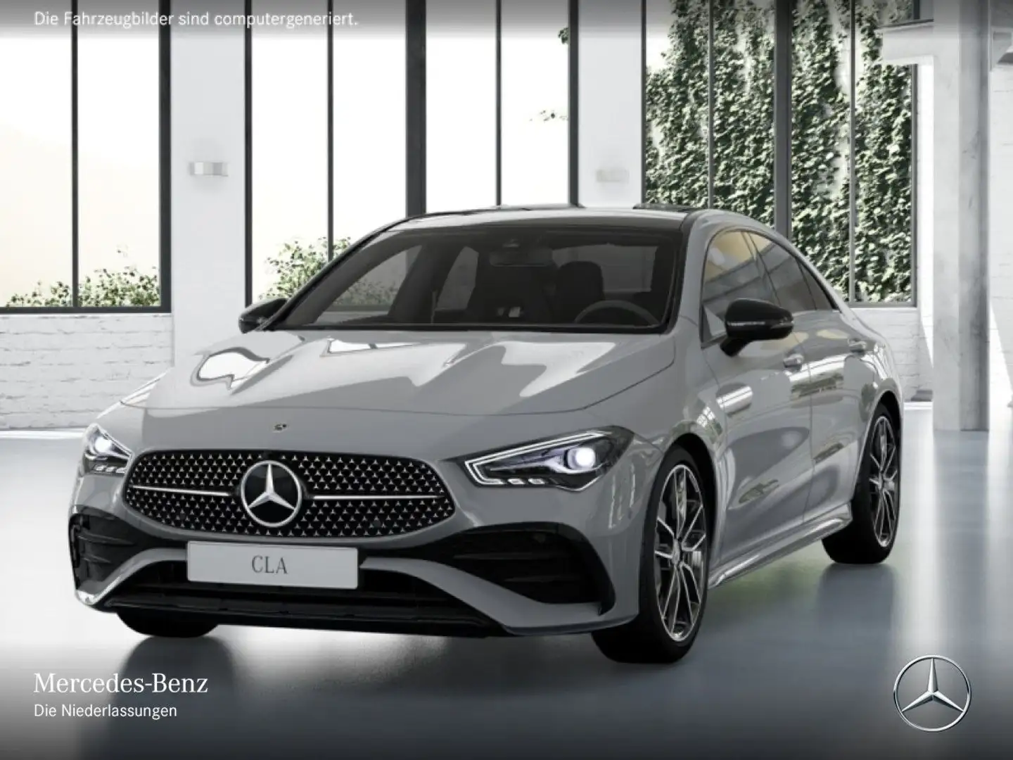 Mercedes-Benz CLA 220 d AMG+NIGHT+PANO+LED+KAMERA+TOTW+KEYLESS Grau - 2