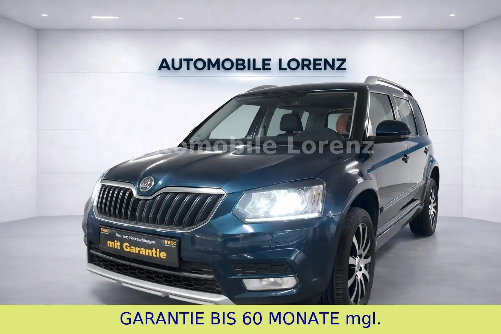 Skoda Yeti YETI L&K aus 1. Hand AUTOMATIK XENON SHZ Blau - 2