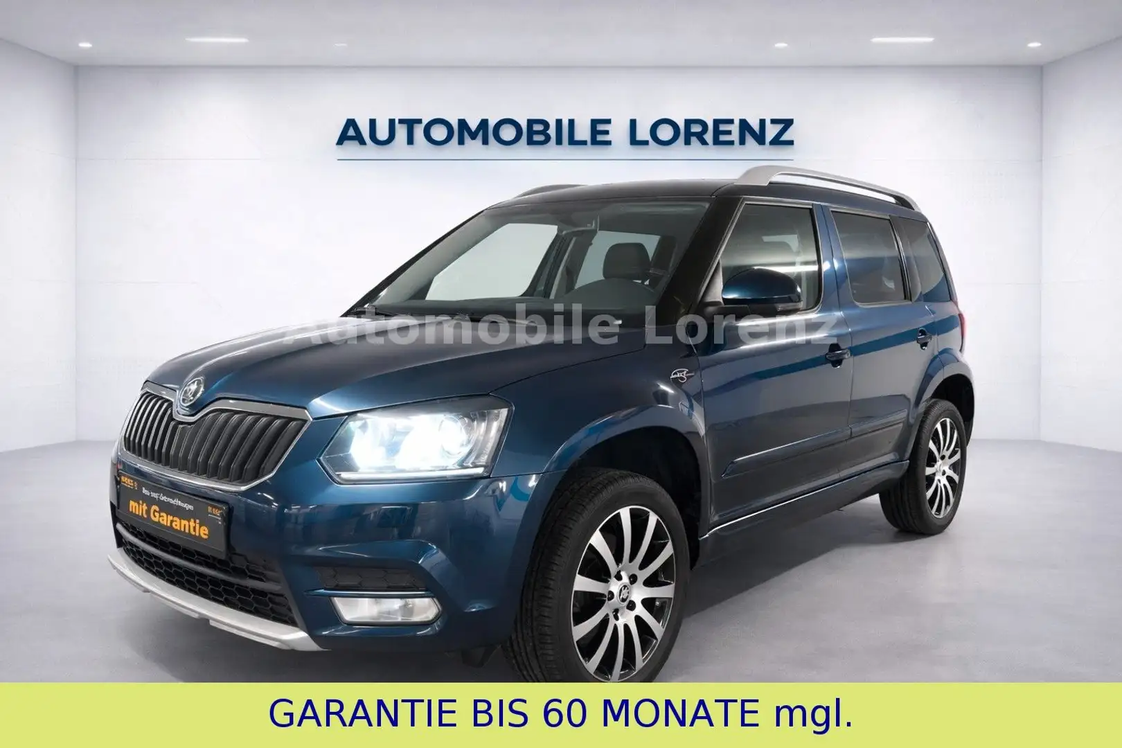 Skoda Yeti YETI L&K aus 1. Hand AUTOMATIK XENON SHZ Blau - 1