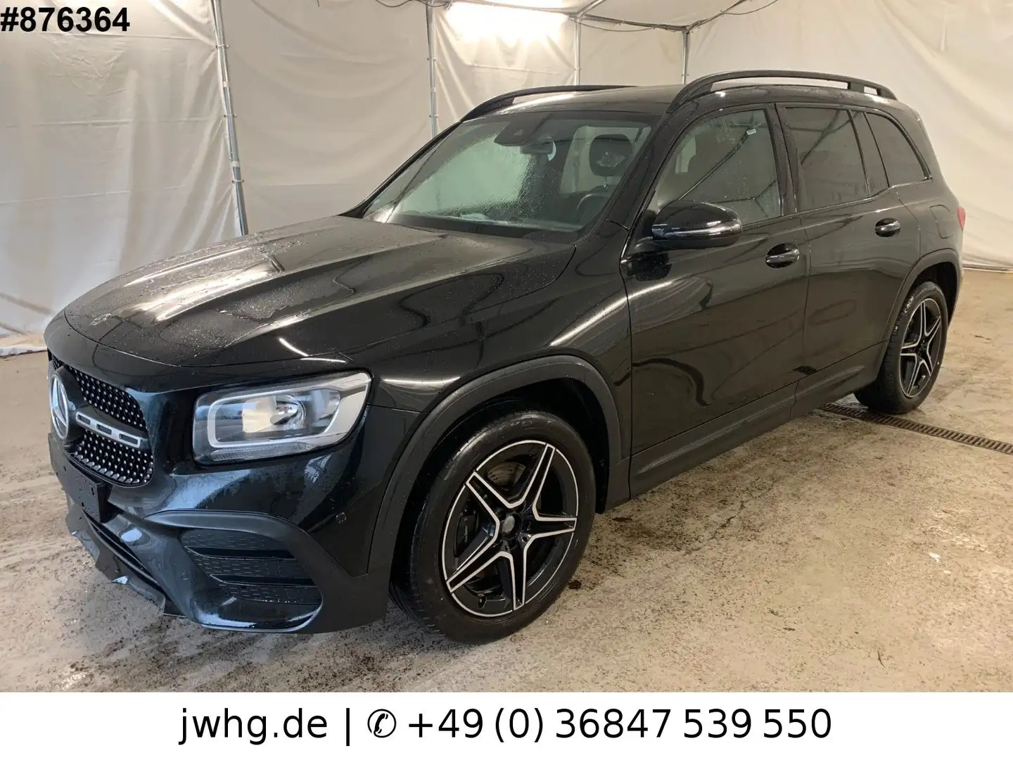 Mercedes-Benz GLB 220 4M AMG Line Nav+ VLeder 19" Distr+ SpoSi Noir - 1