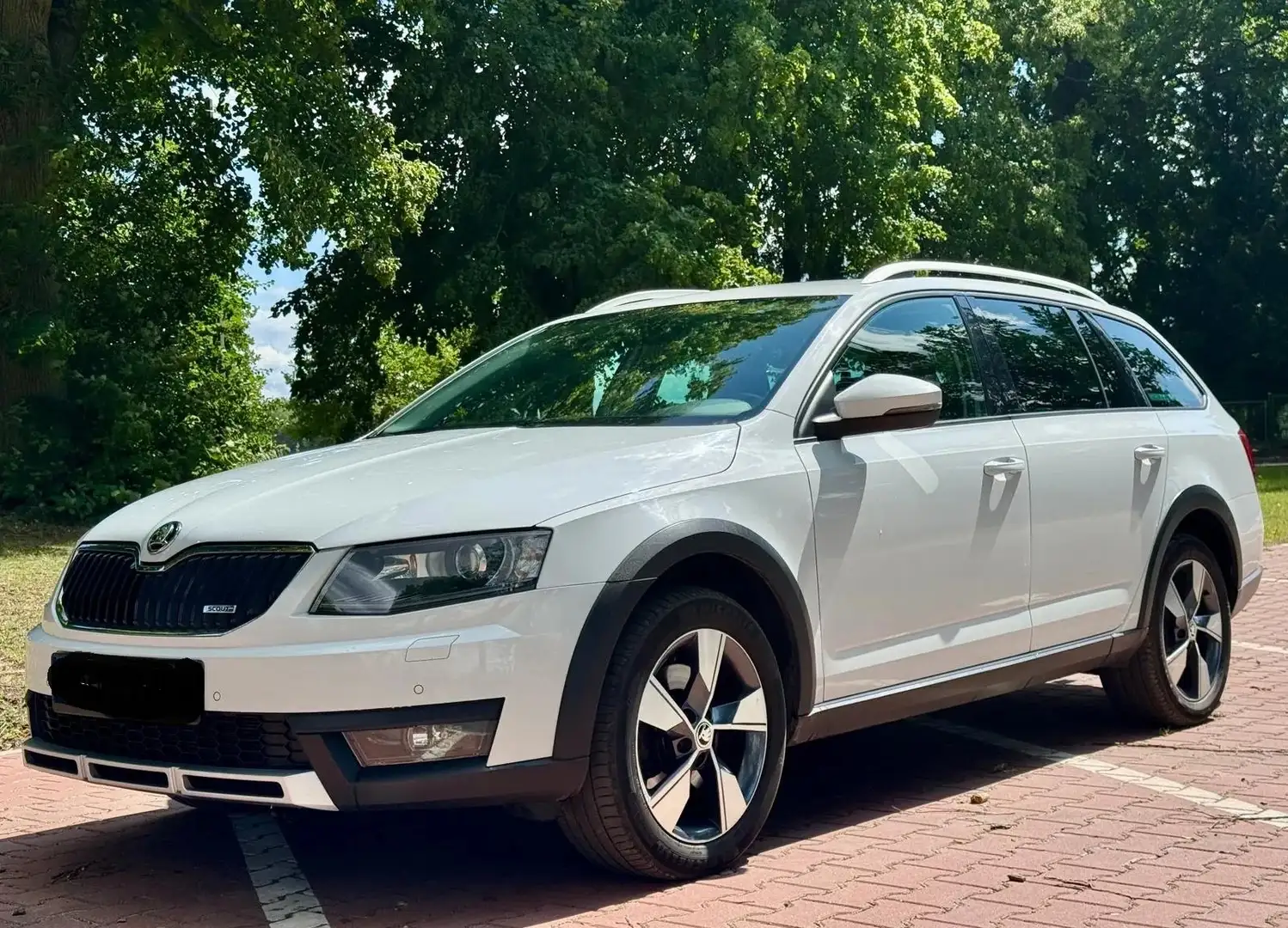 Skoda Octavia 2.0 TDI Scout 4x4 185 PS Weiß - 1