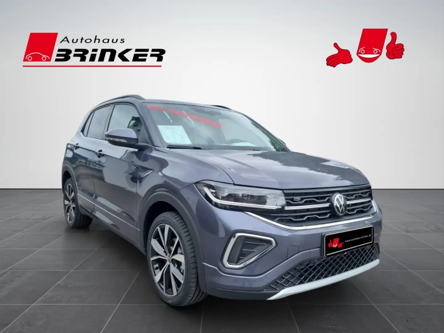 Volkswagen T-Cross 1.0 TSI DSG 85 kW R-Line EU6e  EU-Import Grigio - 1