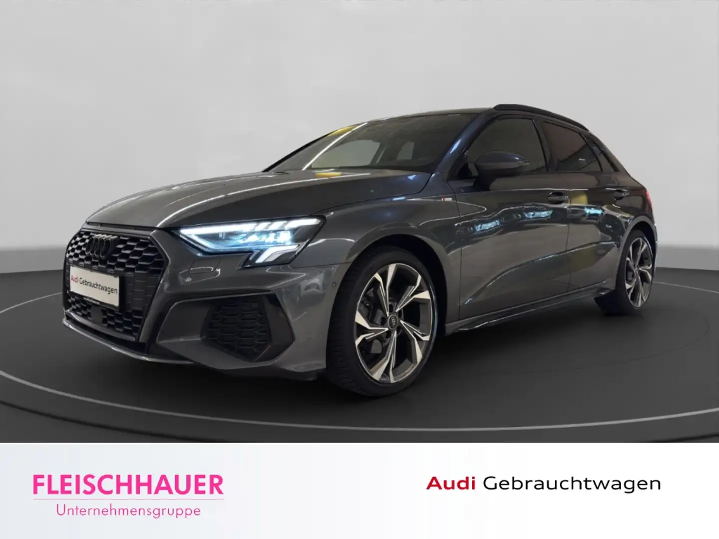 Audi A3 SB S line 35 TFSI LED+BUSINESS+ACC+NAVI+PDC V&H+DC Grau - 1