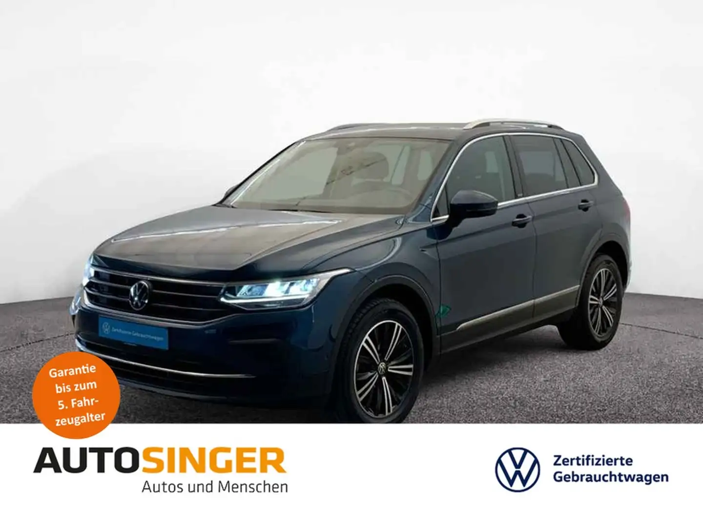 Volkswagen Tiguan Move 2.0 TDI DSG 4M *STDHZ*AHK*LED*ACC* Blau - 1