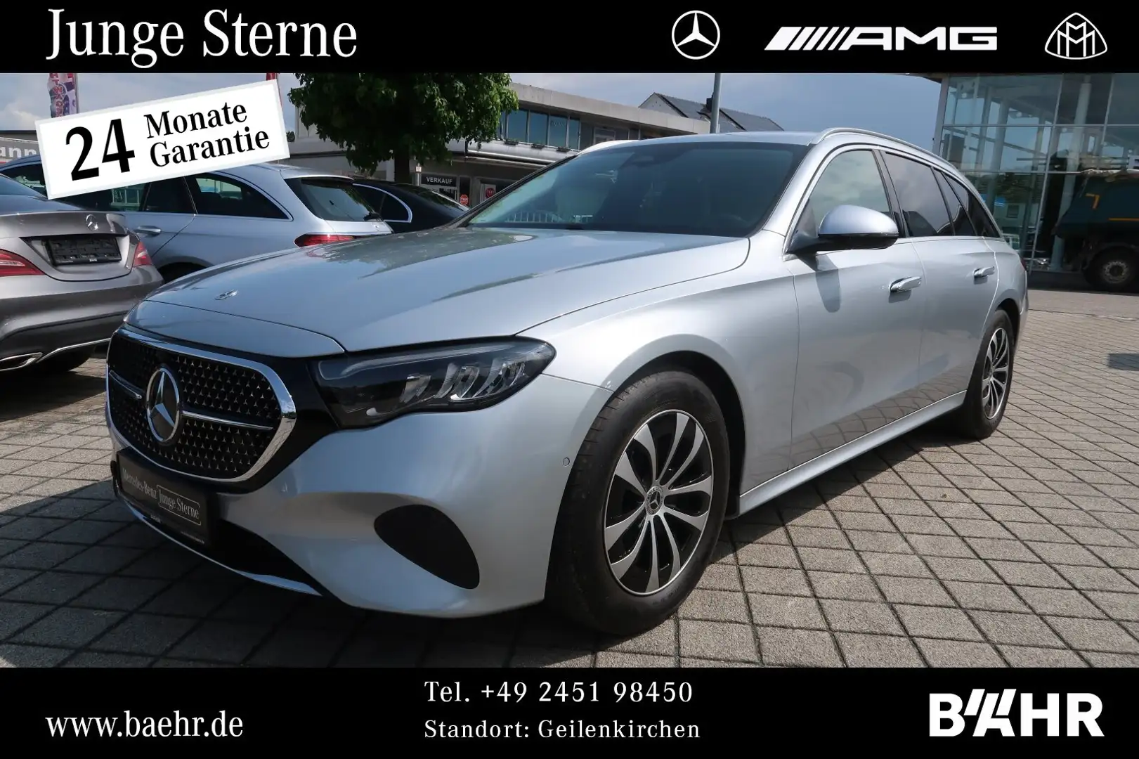 Mercedes-Benz E 220 E 220 d T Avantgarde/Burmester4D/Totwinkel/RFK Silber - 1