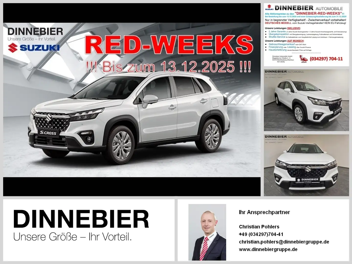 Suzuki S-Cross Comfort (MT)  *5 Jahre Garantie* Blanc - 1